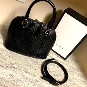 ‼️‼️SOLD‼️‼️ Gucci microgucissima Black Crossbody.